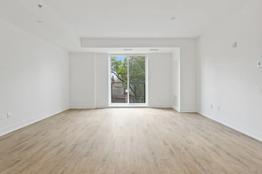 The same room after